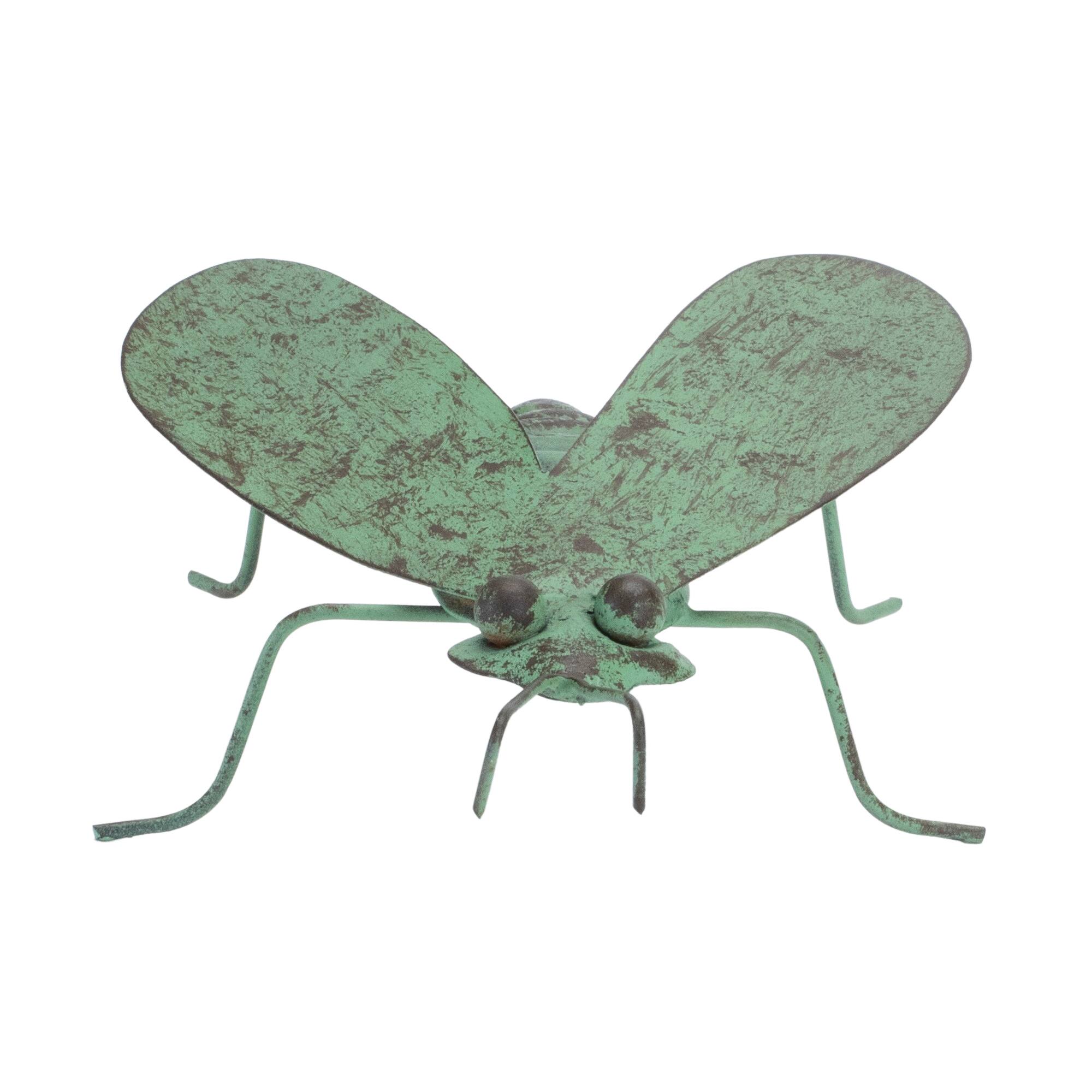 6.75" Iron Bumblebee Garden Accents, 2ct.